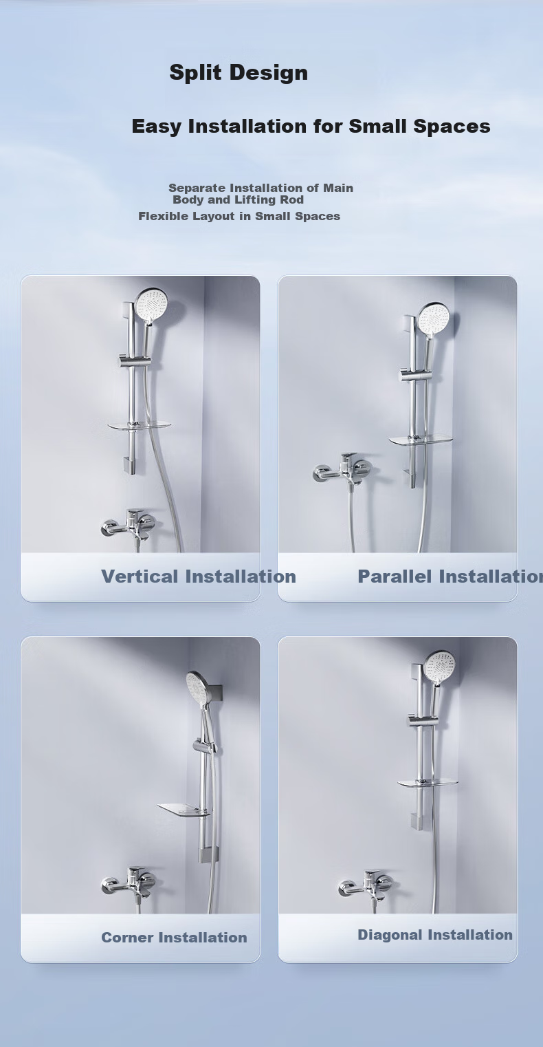 HEGII Shower Head, Copper Alloy, Compact Size, Detachable Handheld High-Pressure Spray Head, Model HMF931-21 5