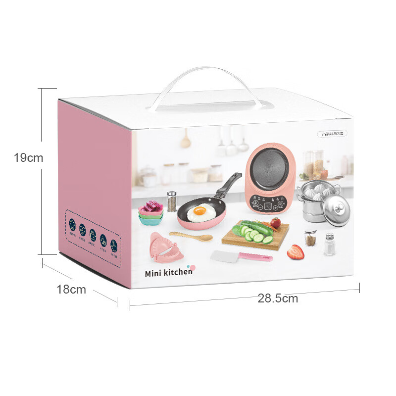 BULUQI Mini Kitchen Real Cooking Set Complete Cooking Toy for Girls Ages 7-14 Birthday Gift 2
