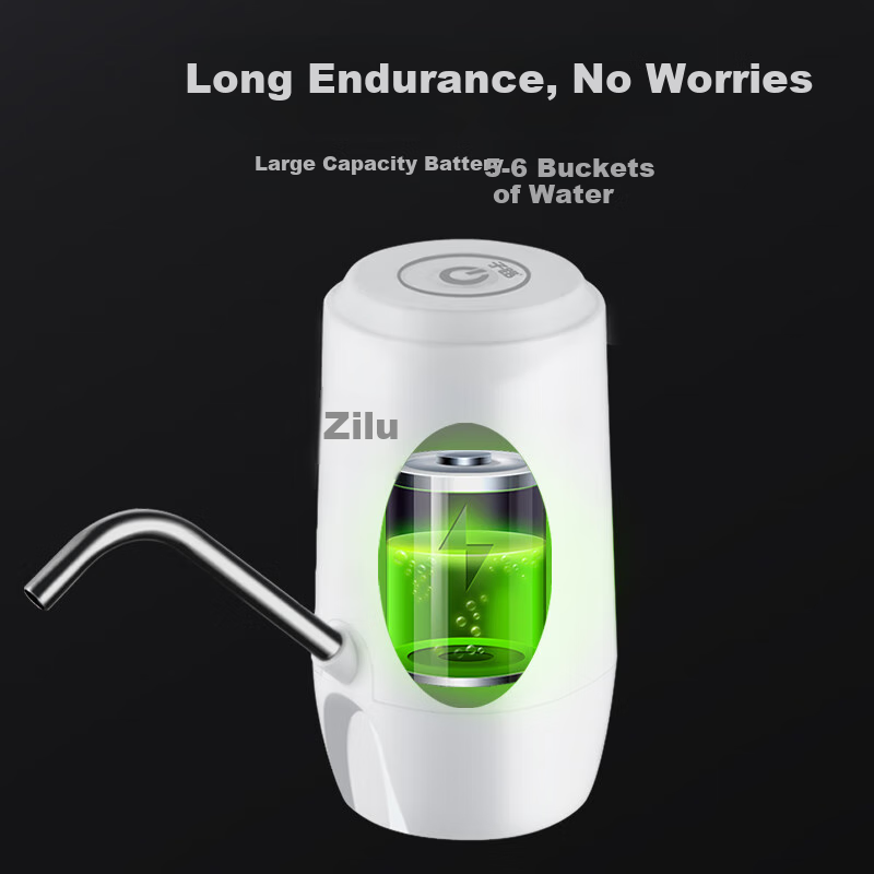 ZILU Bottled Water Dispenser, Electric Dual Pump Water Pump, Automatic Water Pump for Drinking Water Machine, Office And Home Use