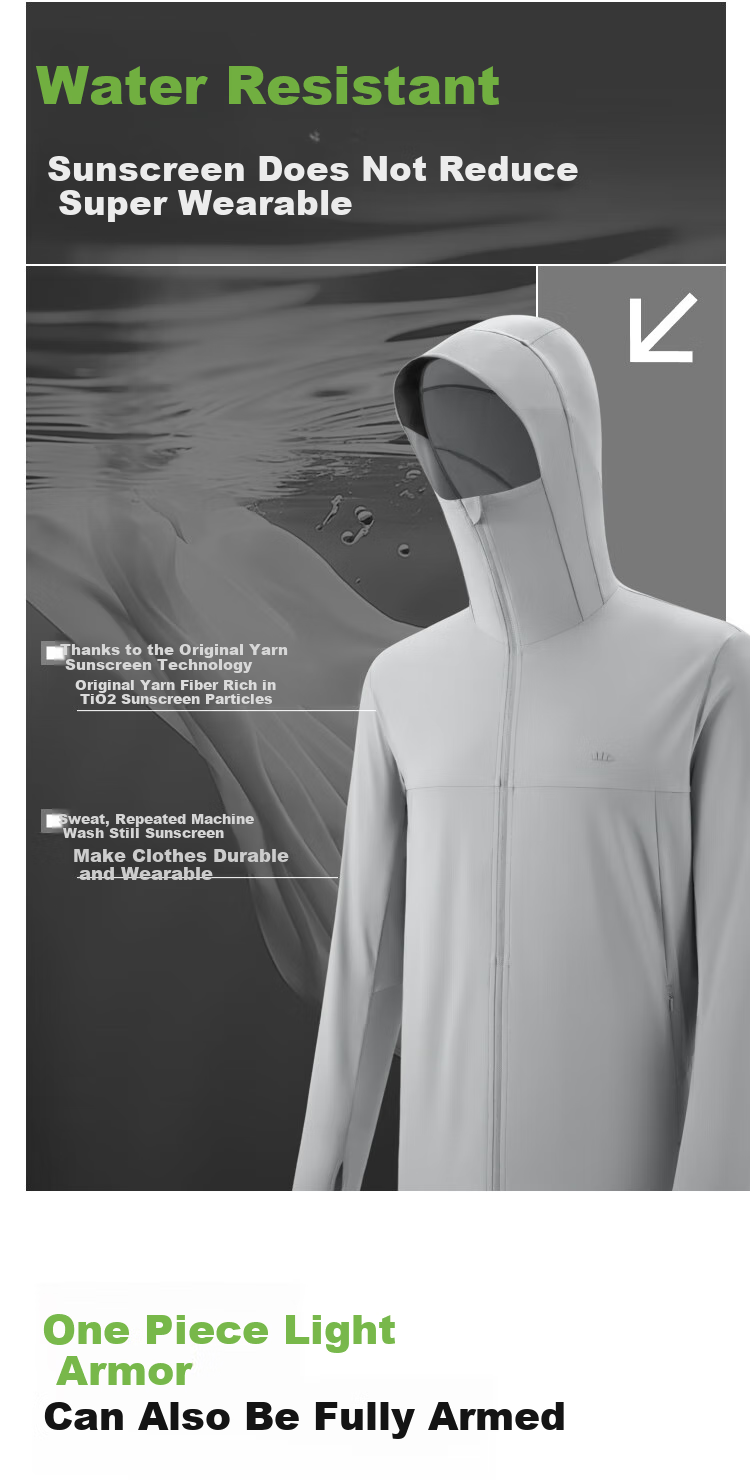 Beneunder Ice Silk Sun Protection Jacket Unisex UV Protection Cooling Breathable Outdoor AL026 [JD Exclusive] 7