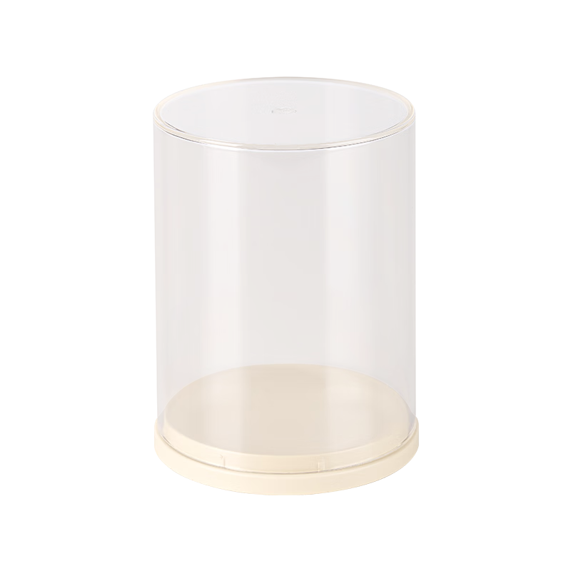 Deli PK159 Cylindrical Blind Box Display Stand for 1 Unit, Pop Mart Blind Box Cabinet Figure Storage Box