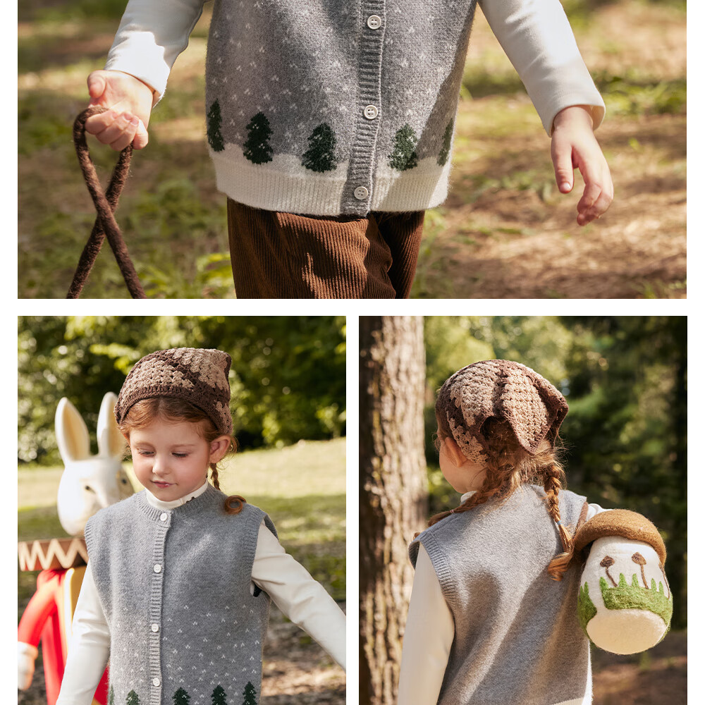 Beitais Kids Boys and Girls Spring Autumn Knitted Vest Cardigan Jacket Baby Toddler Sleeveless Sweater Vest 21