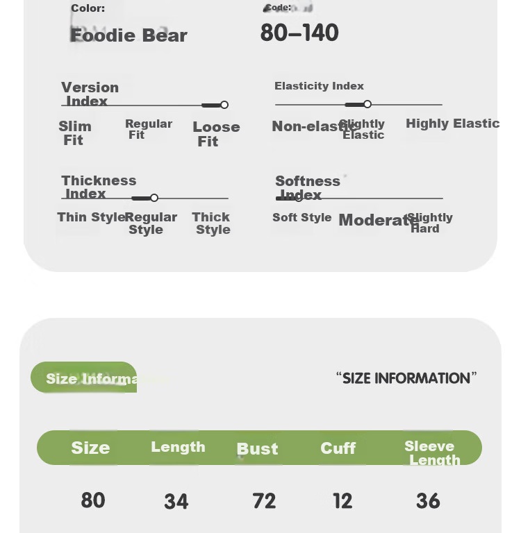 Badibadi Spring And Autumn Infant Boy's Hooded Jacket, Cardigan, Sports Casual Versatile Outerwear, Meishijia Bear, Size 80 9