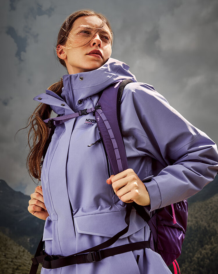 NORTHLAND [Huyanglin 3.0] Women's Three-In Outdoor Jacket, Water-Repellent And Windproof, for Hiking And Mountaineering, Two-Piece Set 5