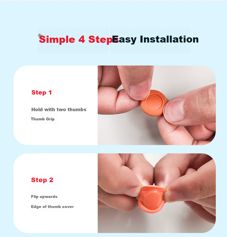 Xindeli Suitable for Nintendo Switch 2 Joy-Con, NS2 Controller Mushroom Head Protective Cover, NS Pro Button Anti-Slip Cap, JoyCon 2 Modification Repair, Second-Generation Hong Kong Version Game Console Accessory 10