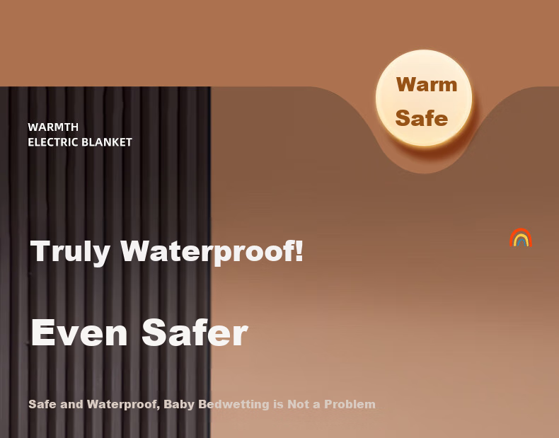 CHIGO [Dehumidifying And Mite-Removing] Graphene Double-Sided Dual Temperature Control Waterproof 3C Certified Electric Heating Blanket Mattress Pad 1.5x1.8m 14