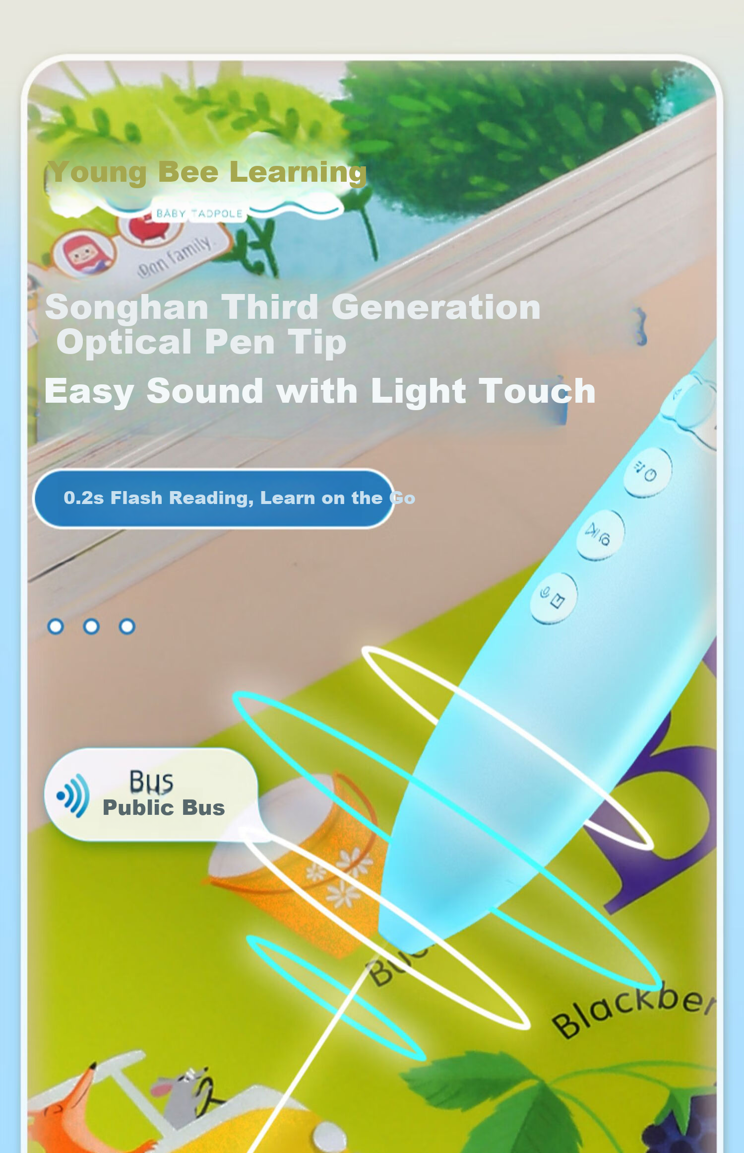 Youxuexiaokedou Reading Pen T6L, Early Education Device for Preschoolers And Elementary School Students, English Learning Tool for Ages 3-6 RAZ-William Heinema 15
