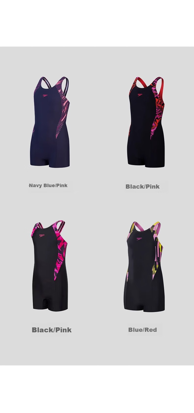 Speedo Children's Swimsuit with Digital Print, Sun Protection, Chlorine Resistance, Quick-Drying One-Piece Swimwear for Girls, Navy Blue/pink, Size 30 6