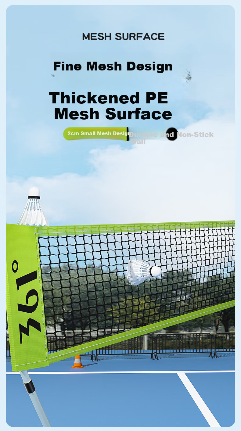 361° Portable Badminton Net Stand, Quick-Open Standard Net for Indoor And Outdoor Use 4