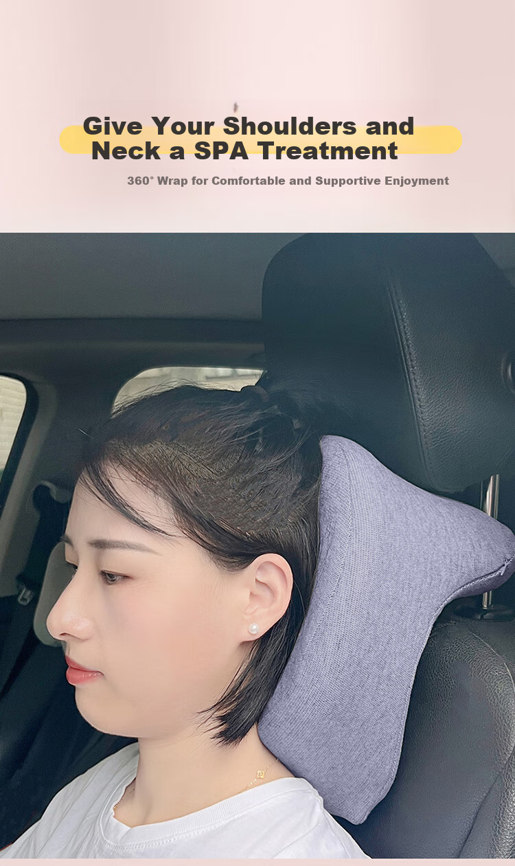 Yalu U-Shaped Pillow, Nap Pillow for Office Lunch Break, Memory Foam Neck Support Pillow, Portable Travel Cushion for Airplane Trips 5