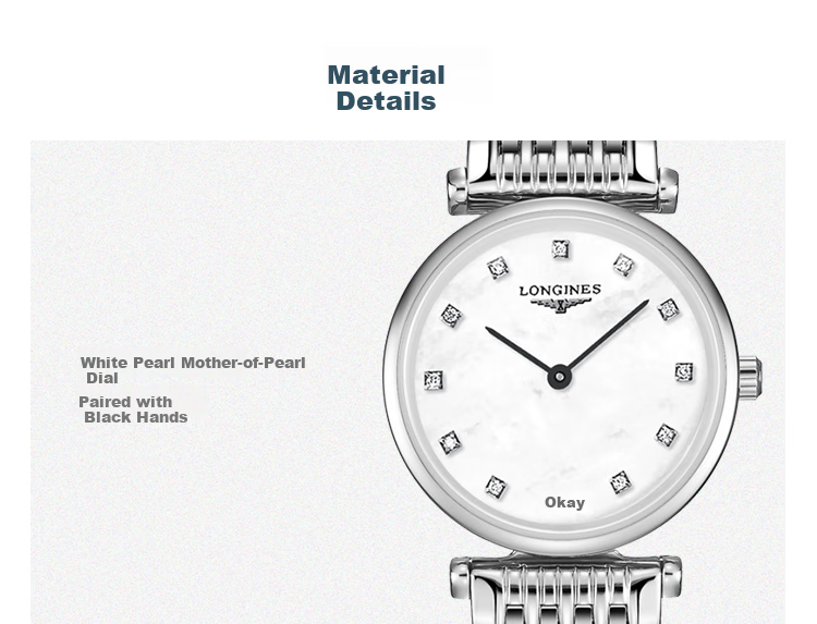 LONGINES Swiss Watch, Conquest Classic Series, Women's Steel Strap Quartz Watch L42094876 4