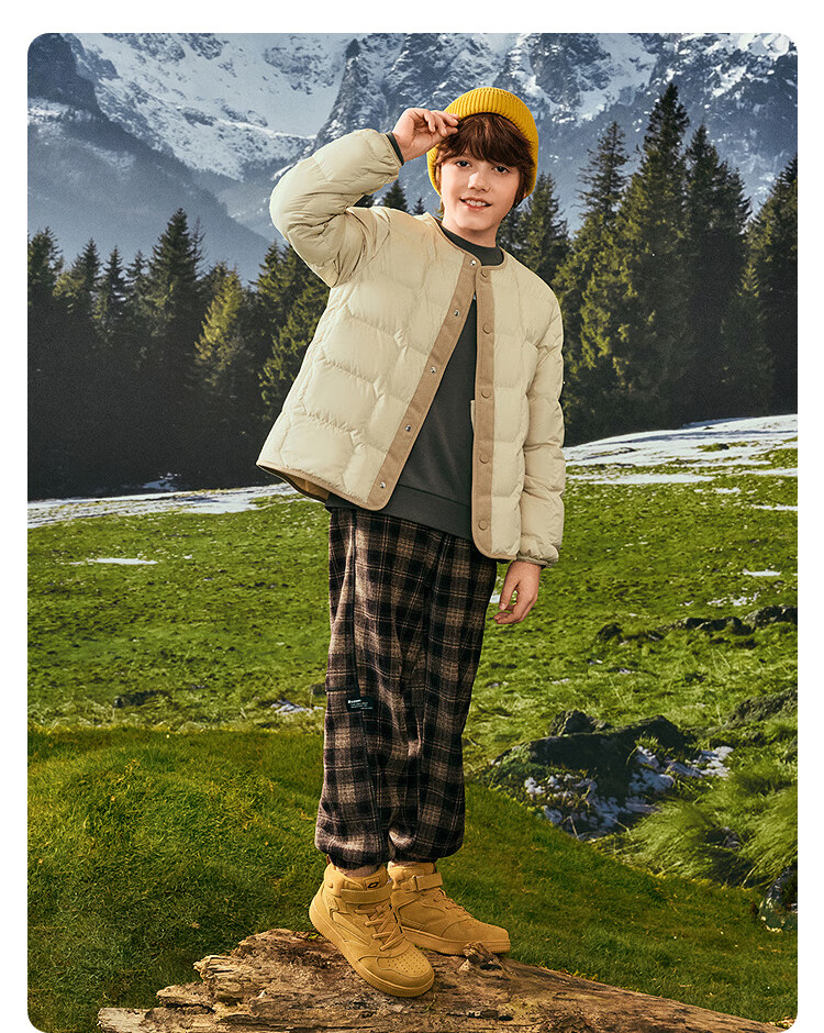 Balabala Kids Lightweight Down Jacket Boys Girls 2025 Parent-Child Winter Coat [Mall Same Style] 202425107204 7