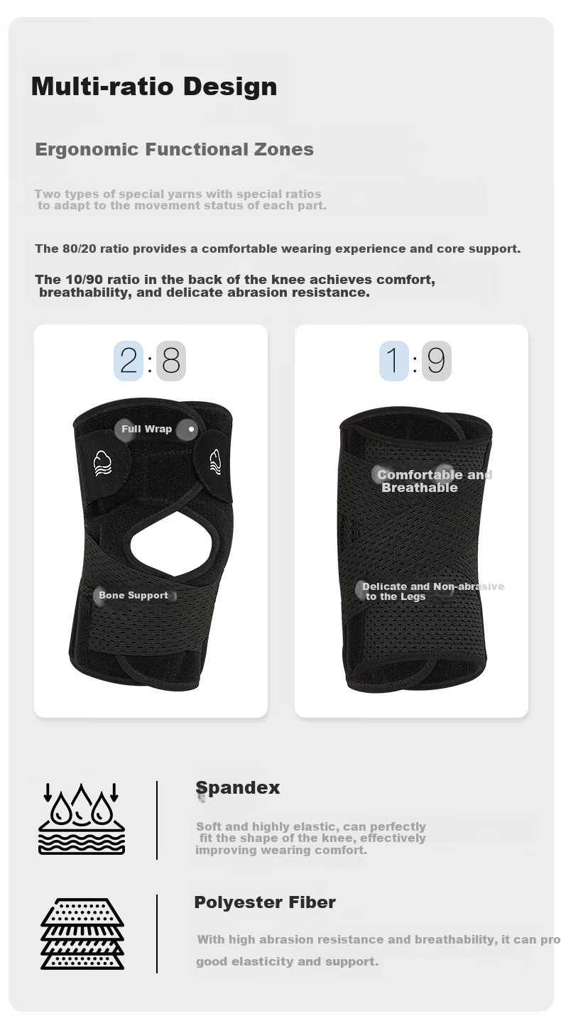 AURBOSHI Japanese Sports Knee Brace for Pain Relief, Synovitis, Joint Pain, Meniscus Injury, Medical Knee Support for Men And Women, Suitable for Hiking And Running 7