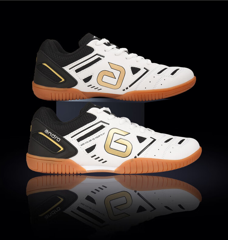ANDRO An Duo Table Tennis Shoes Men Women Non-slip Wear-resistant Sports Shoes Tianrui TORIN Platinum Size 40 3