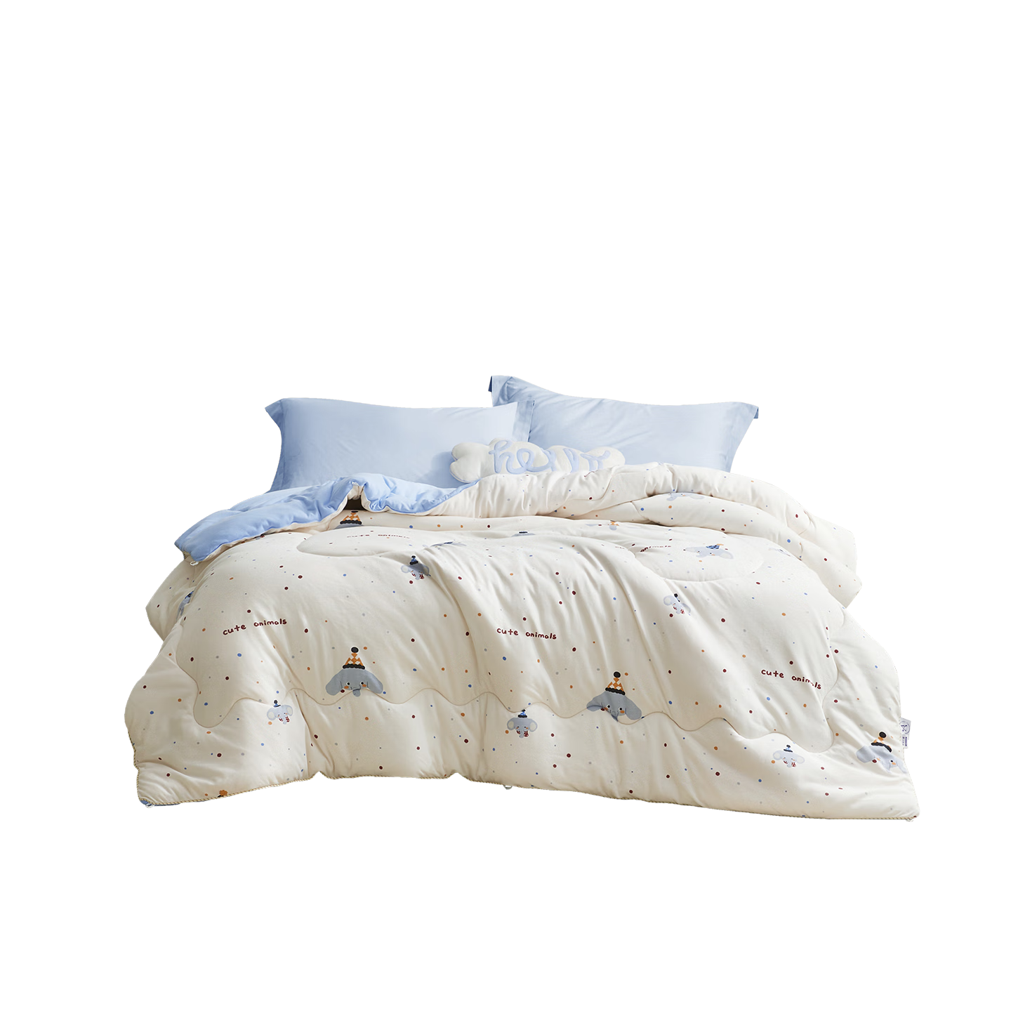 Luolai Children's Cotton Quilt Core Baby A-Class Washable 100% Cotton Knitted Kindergarten Winter Quilt 120*150cm