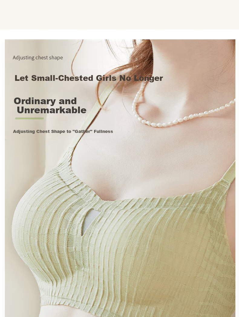 GUJIN Women's Bra for Small Breasts, Push-Up, Lift, Anti-Sagging, Side Support, Wireless, Adjustable, Lightweight, Breathable Brassiere 6