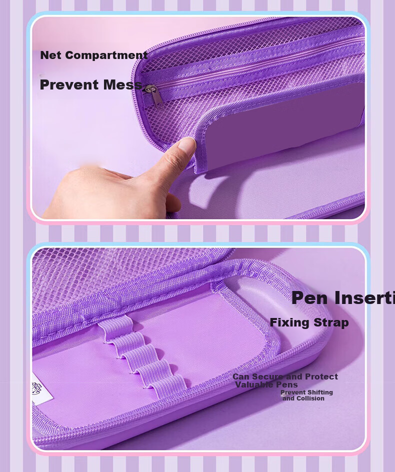 IiGEN Stationery Box Pencil Case My Little Pony EVA Large Capacity Storage School Supplies Gift for Children 3D Cloud Treasure Multifunctional 8