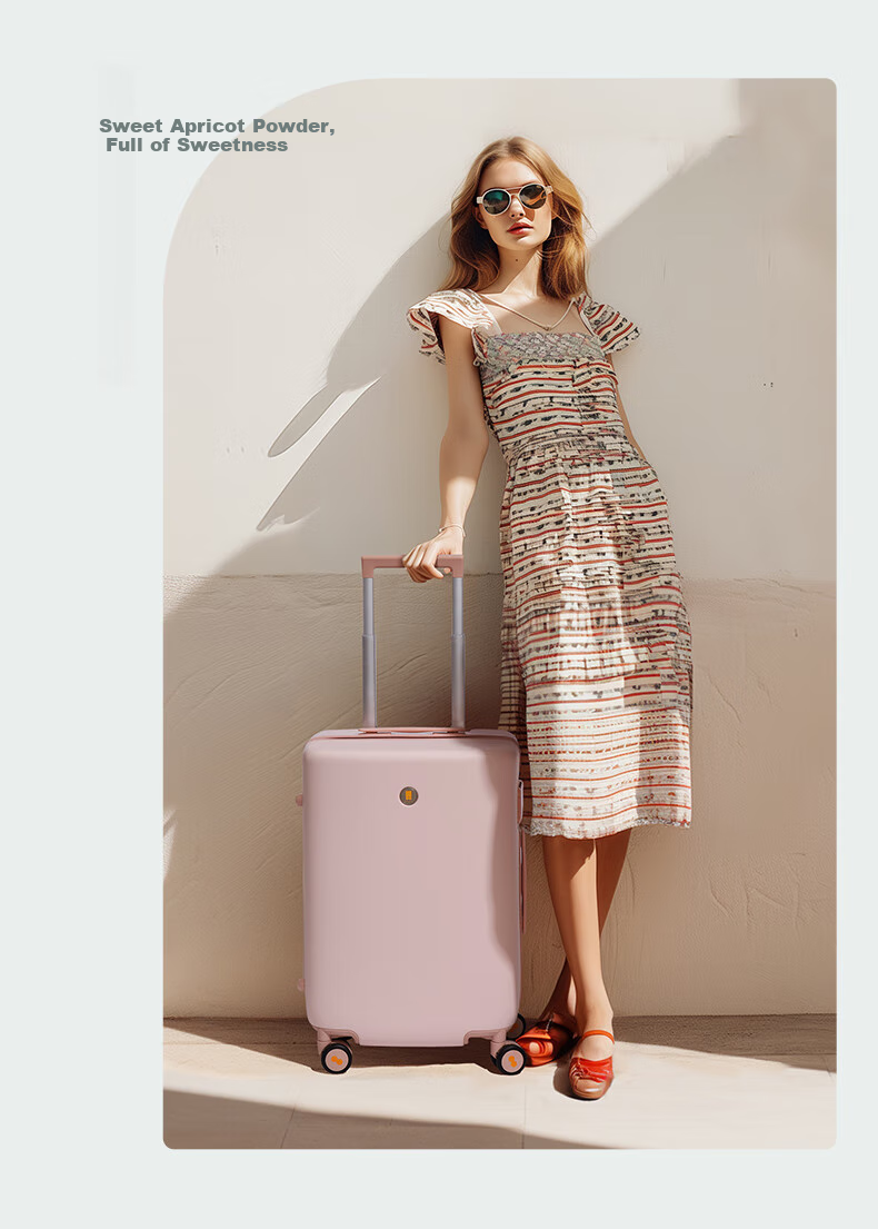 LEVEL8 Luggage, 20-Inch Carry-On Suitcase, Unisex TSA Password Lock, Spinner Wheels, Flora Series, Cardamom Gree 15