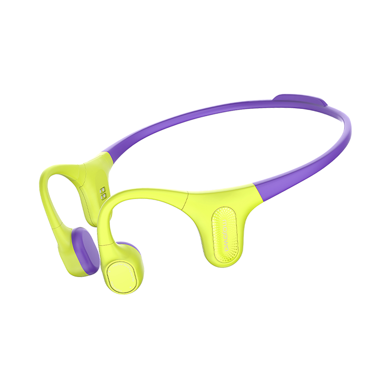 MOJAWA Aerra Bone Conduction Bluetooth Headphones, Open-Ear Non-In Design, Noise-Cancelling with Long Battery Life, Professional Sports Earphones for Marathon, Hiking, Running And Cycling, Iris Blue