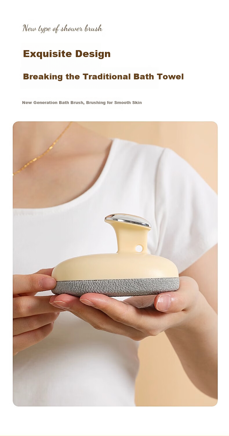 LINGCHEN Exfoliating Washcloth, Painless Bath Scrubber, Powerful Mud Removal Tool for Back, Coarse And Fine Sand for Exfoliation, Dead Skin Removal Bathing Aid 11