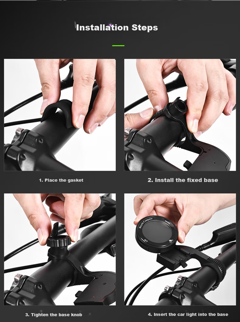 FOREVER Bicycle Cycling Computer, Suitable for Mountain Bikes And Road Bikes, Universal Smart Computer, Long Battery Life, Rain And Dust Resistant, Portable 8