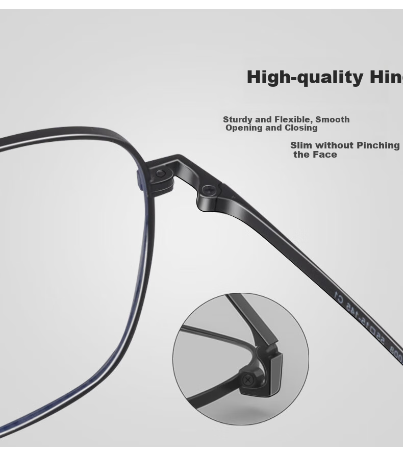 Gameking Myopia Glasses with Blue Light Protection And Radiation Protection for Men And Women, Prescription Available, GK008 Black 7