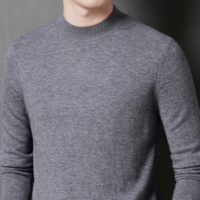 Antonio 100% Merino Wool Half Turtleneck Sweater Men Autumn Winter Soft Luxury Warm Base Layer