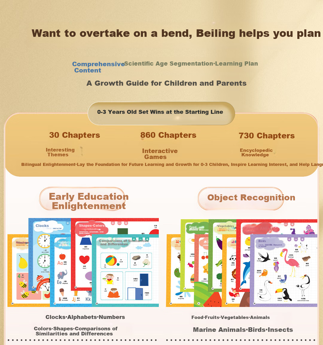 Bei Lin Open-Ended Reading Pen, Early Childhood Cognitive Development Toy for Ages 0-3, RAZ Universal Toy, Birthday Gift for Boys And Girls 7