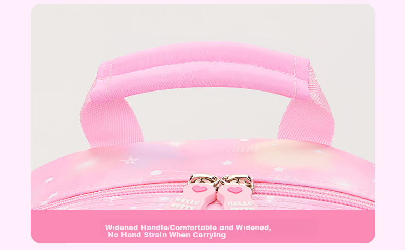 Hello Kitty Backpack for Elementary School Students, Cute Cartoon Backpack for Girls, Children's Schoolbag for Grades 1-3, Cartoon Bag DB96587A Pink 14