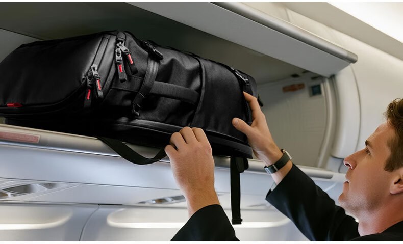 Inateck 40L Large Capacity Travel Backpack Men's Long-Distance Business Trip Dual Shoulder Luggage Bag Black 15