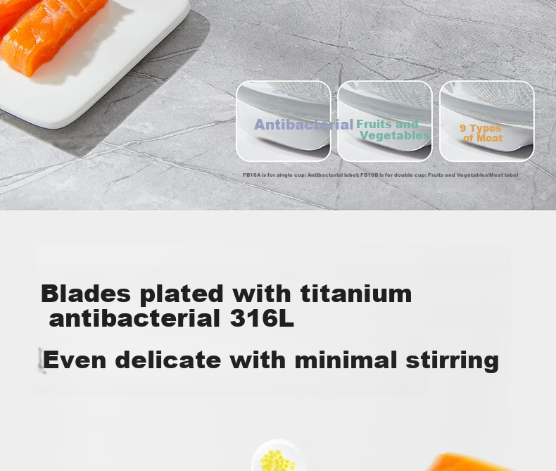 SUPOR Baby Food Processor, Puree Maker for Different Age Groups, Baby Food Preparation Machine, Baby Food Tool with 8 Blades And Single Cup, Single Blade, FB16A 15
