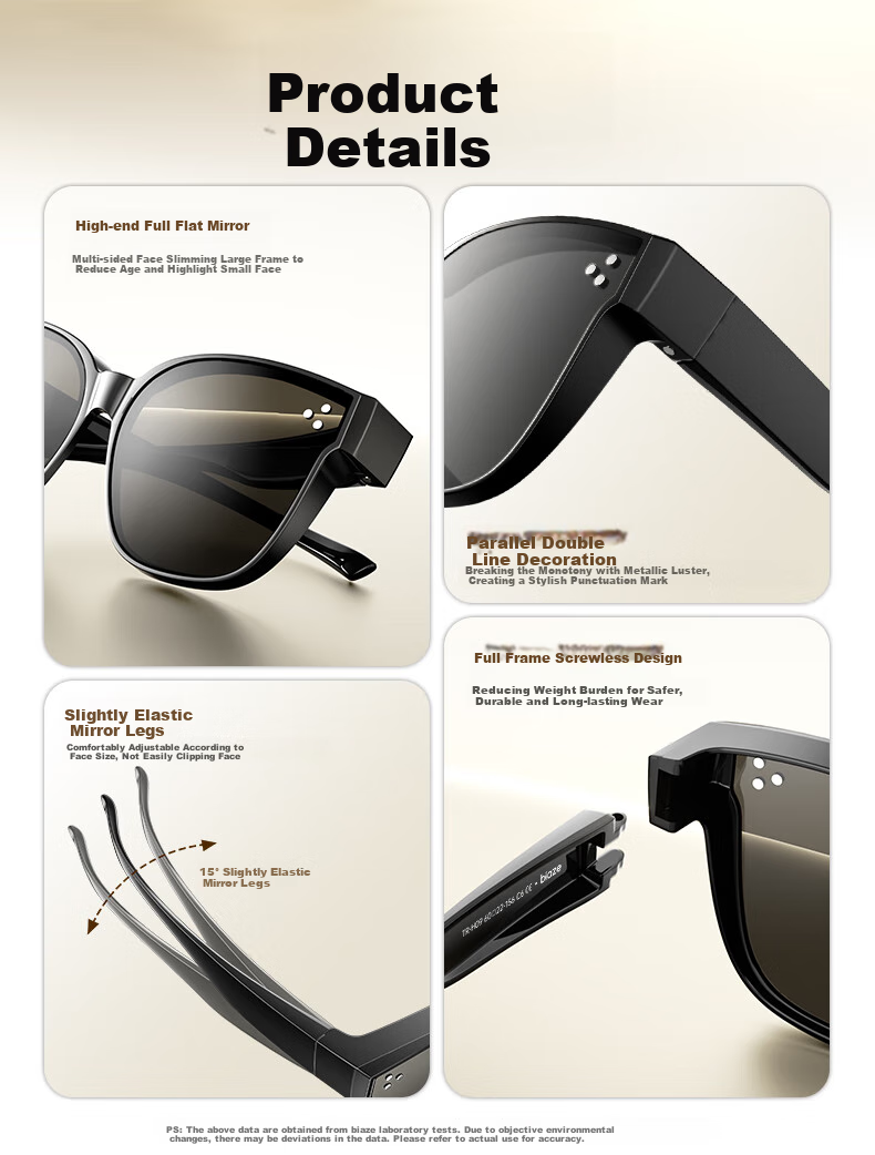 BIAZE Polarized Prescription Sunglasses Clip-On Night Vision Driving Glasses for Men and Women 9