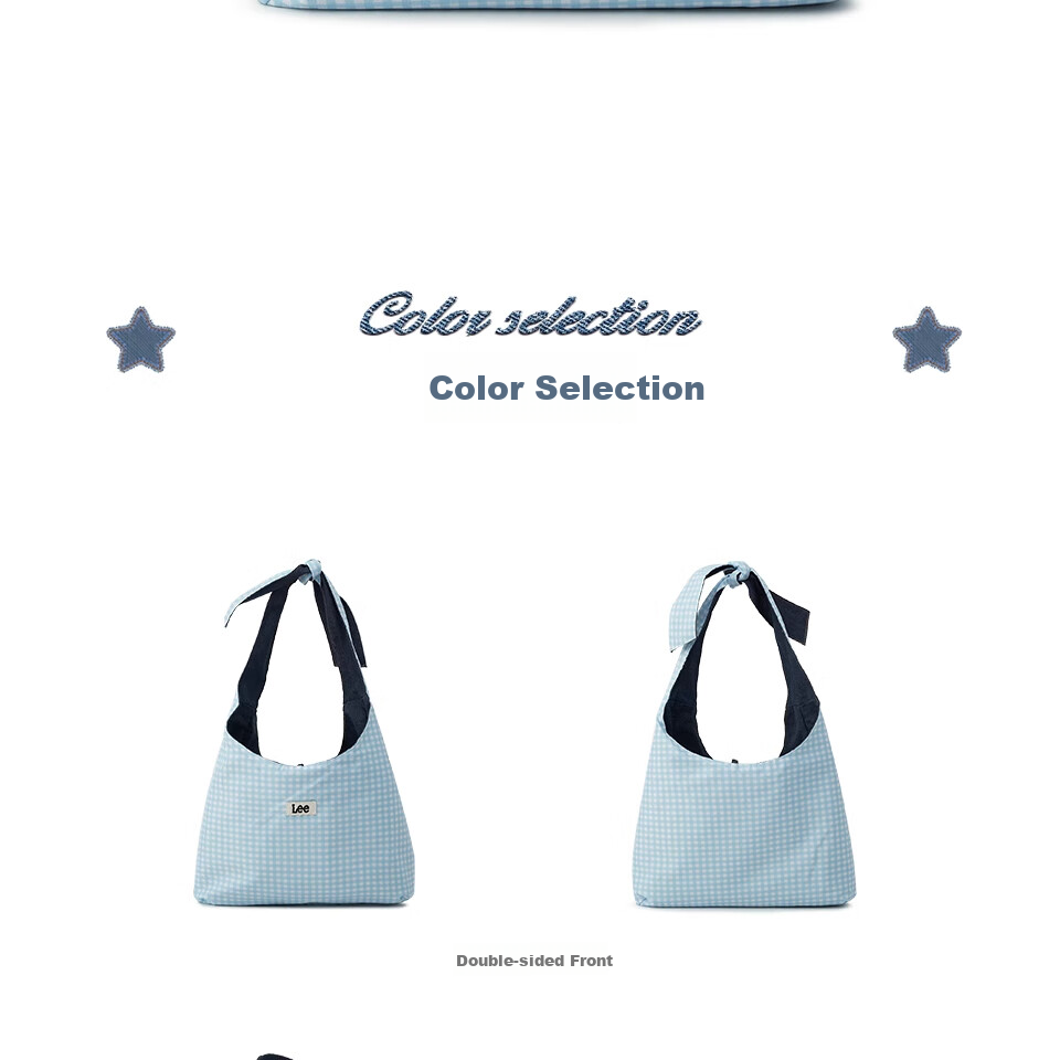 Lee Plaid Canvas Bag, Women's Handbag, Shoulder Bag, Versatile Tote, Casual Reversible Bag, Gift, Birthday Present 10