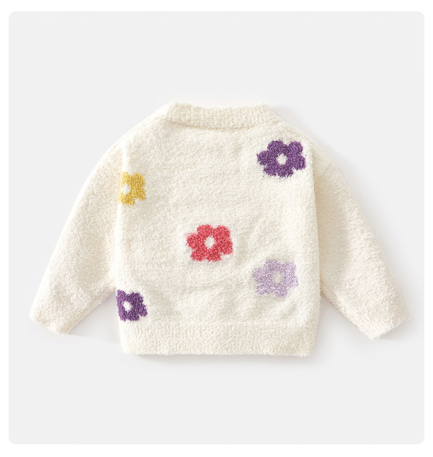 Banxidi Kids Sweater Spring 2026 New Stylish Baby Cardigan Girls Knitwear Spring Autumn Woolen Jacket 4