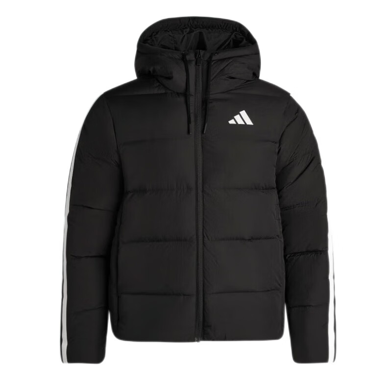 Adidas Men's Sportswear Series ESS 3S P D HD J Short down Jacket KH3987, Black, Size L
