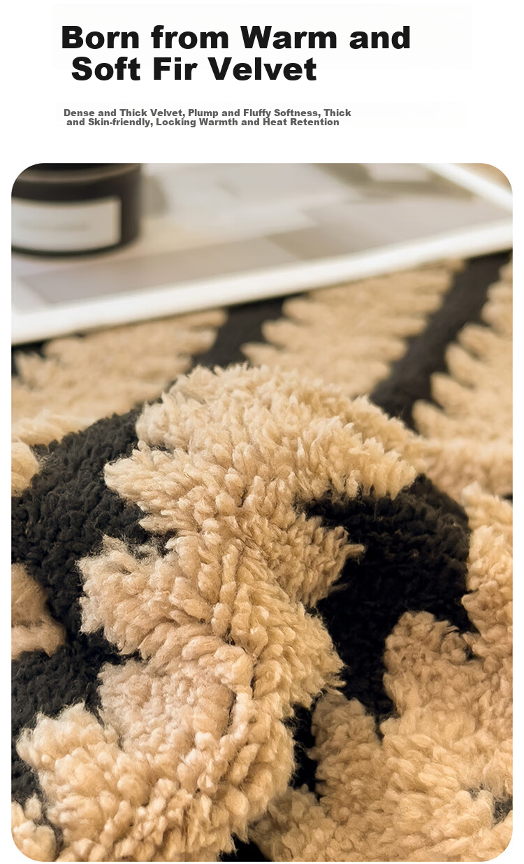 Hodo Class A Blanket, Thickened And Fleece-Lined, Single-Person Nap Blanket, Towel Blanket, Air Conditioning Quilt, Bed Sheet, 150*200cm, Coffee Color 4
