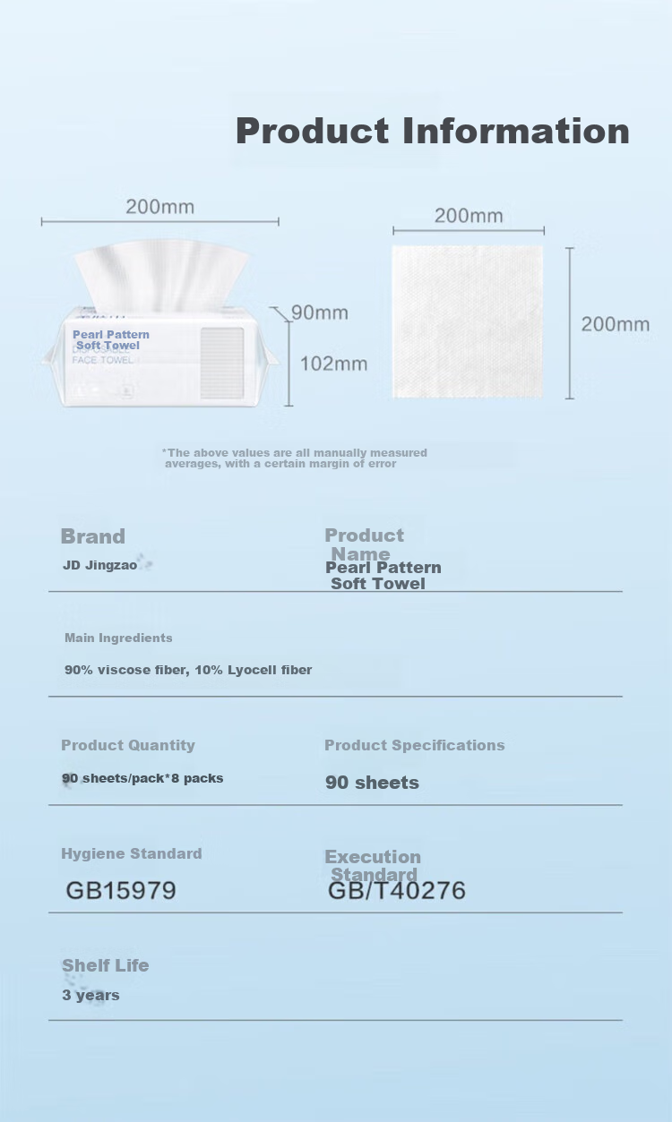 Ochama JD Original Facial Cleansing Wipes, 90 Sheets*8 Packs [Overseas] 7