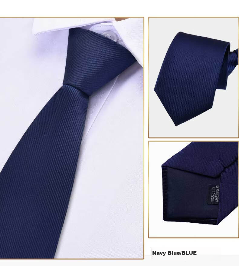 CARTELO Men's Pre-Tied Zipper Tie, Formal Business Wedding Groom Groomsman Lazy Suit Necktie Gift Box Set Wine Red 9