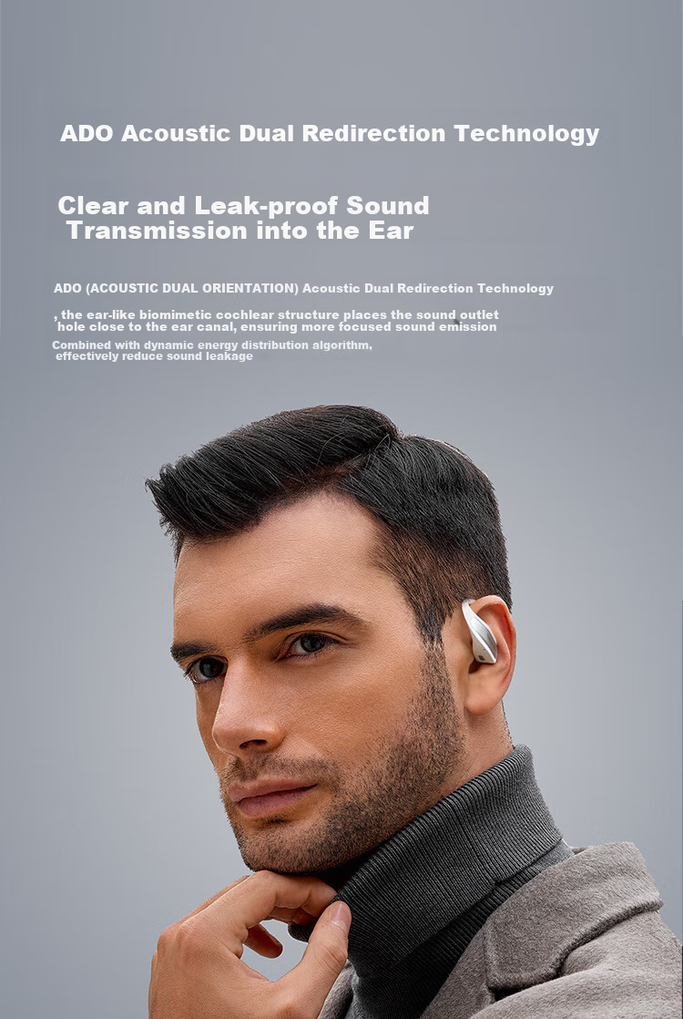 1MORE (1 MORE) [Jay Chou's Choice] S70 Open-Ear Bluetooth Headphones, Non-In Ear-Hook Style Sports Earphones, Long Battery Life for Running, Calls with Noise Reduction, Compatible with Huawei And Xiaomi, Black 9