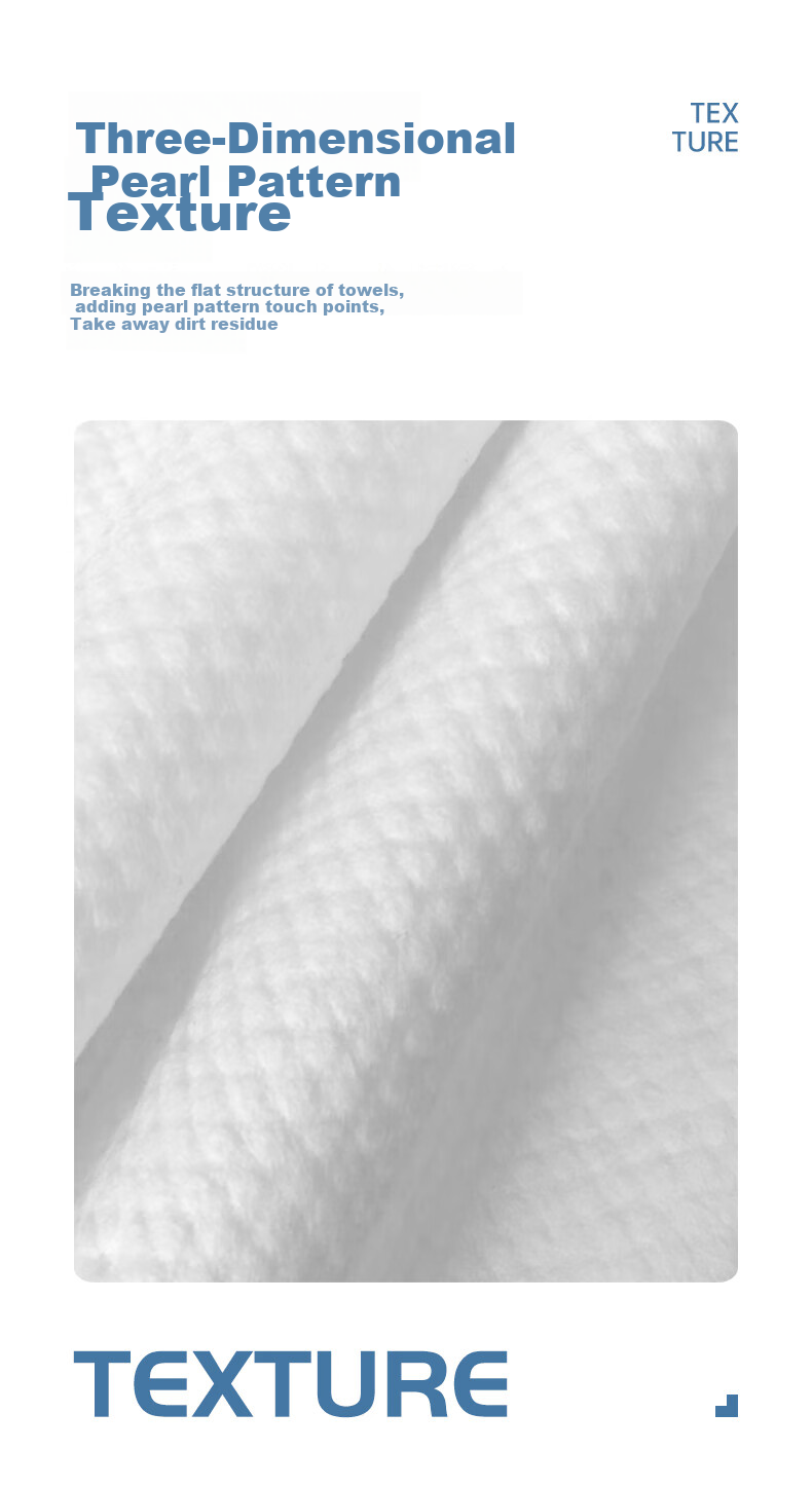 NOLANSEND Disposable Towels, Pack of 10, Large Size, Pearl Pattern, for Travel And Hotels, Skin-Friendly, Portable, Compressed Towels, 65*35cm 4