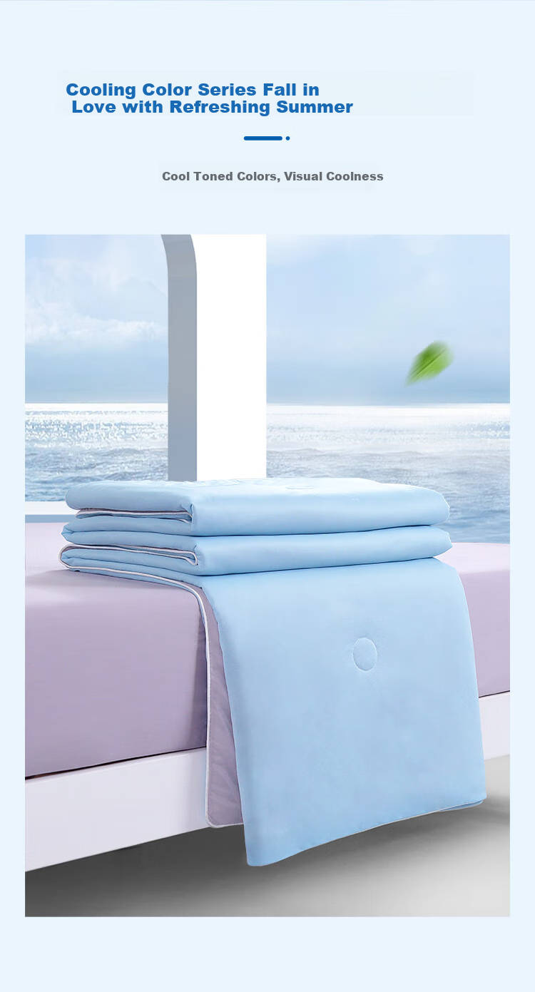 FUANNA Deep Sleep Double-Sided Cooling Comforter, Washable Summer Quilt for Single Or Double Bed, Air Conditioning Comforter, Gift Idea, 203×229cm 10