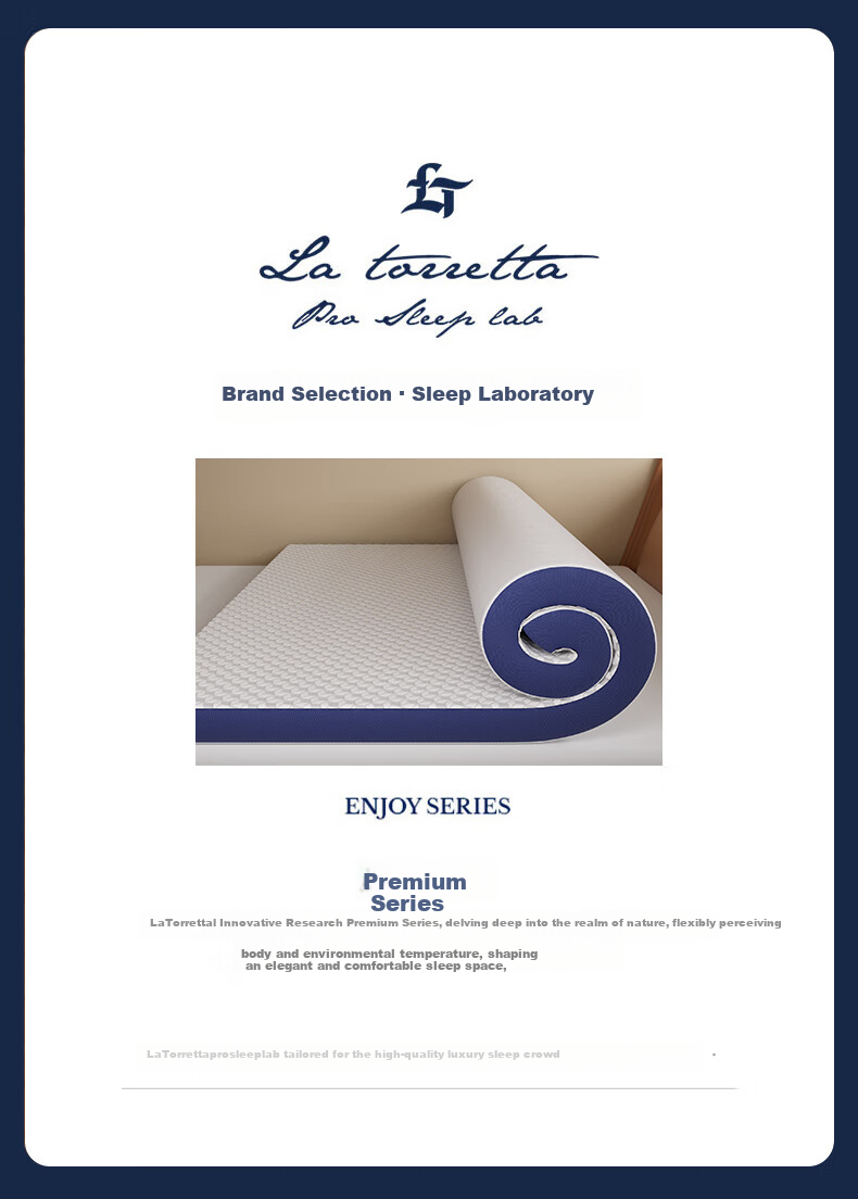 La Torretta Memory Foam Mattress, Class A 35D Antibacterial Slow Rebound Bed Pad, Double Foldable Tatami for Two People, 1.8x2 Meters 2