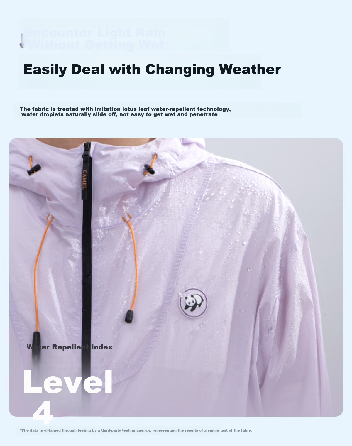 Xiongmao Luotuo Series Outdoor Sun Protection Clothing, Water-Repellent, Cool-Feeling Sun Protection Garment for Men And Women, Spring And Summer Jacket R139E,M 5
