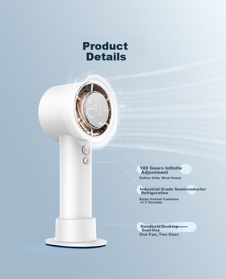 MOMAX Neck and Waist Hanging Mini Fan Handheld Portable Fan Outdoor Cooling USB Rechargeable Long Battery Life with Lighting for Hiking Cycling Delivery 11