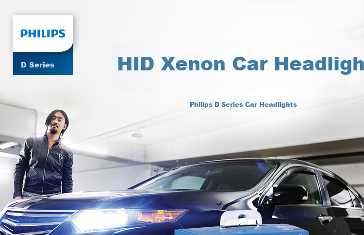 PHILIPS Automotive Xenon Headlights, D3S 35W White Light 6000K, Precise Beam Pattern Not Glaring, 2-Pack 1