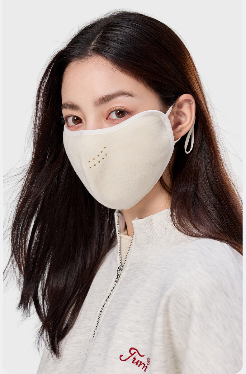 MISSION UV Fleece Warm Face Mask for Women Winter Thickened Outdoor Cycling Sun Protection Windproof Cold Resistant Face Cover 13