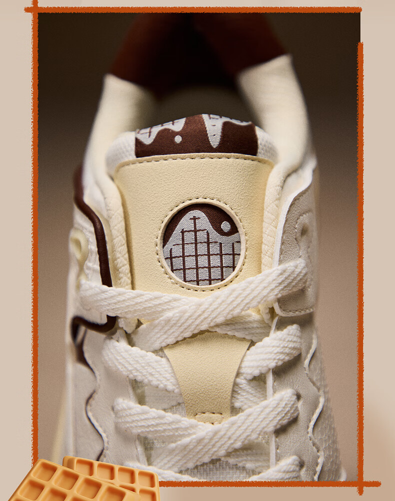 ERKE Men's Skateboard Shoes, Summer New Style Breathable Versatile Casual Shoes Comfortable Sneakers | Wushuang 3.0 - Waffle 8