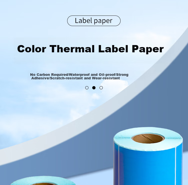 Surada 60x40mmx800 Colored Thermal Label Paper, Pink Thermal Paper, Colored Label Paper, Colored Thermal Printing Paper, Self-Adhesive Label Roll, BQ-0165 1