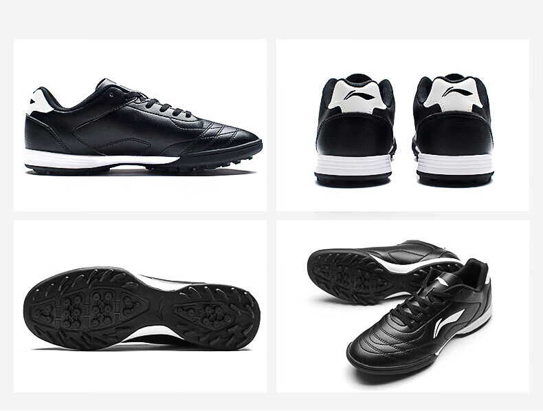 LI-NING Football Shoes Men Women TF Turf Shoes Adult Youth Kids Breathable Durable Professional Training Cushioning Cleats 13