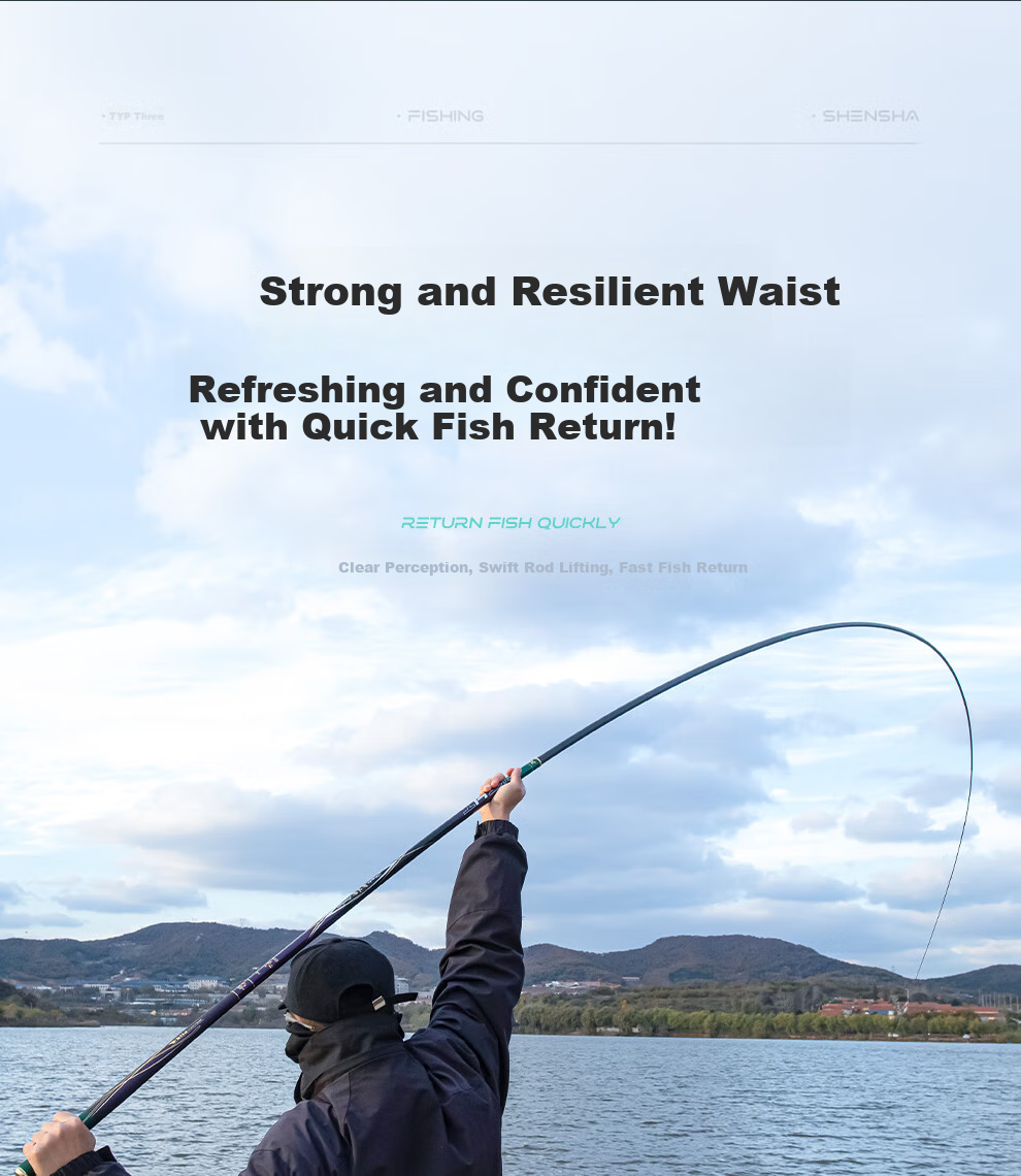 Shensha 2.7-Meter Yulingcui 28-Section Fishing Rod, Wild Fishing All-Purpose Rod, Ultra-Light And Ultra-Hard Fishing Pole, Carp Rod, Handheld Fishing Rod 10